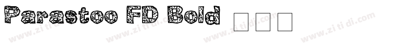 Parastoo FD Bold字体转换
